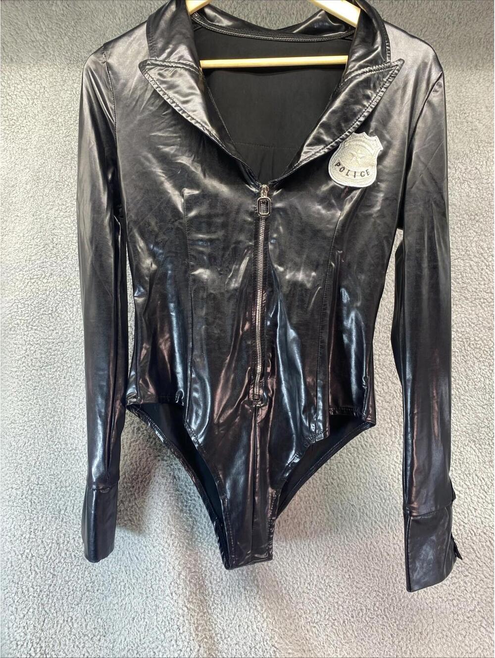 Police Costume SZ M/L Halloween Costume Bikini One Piece
